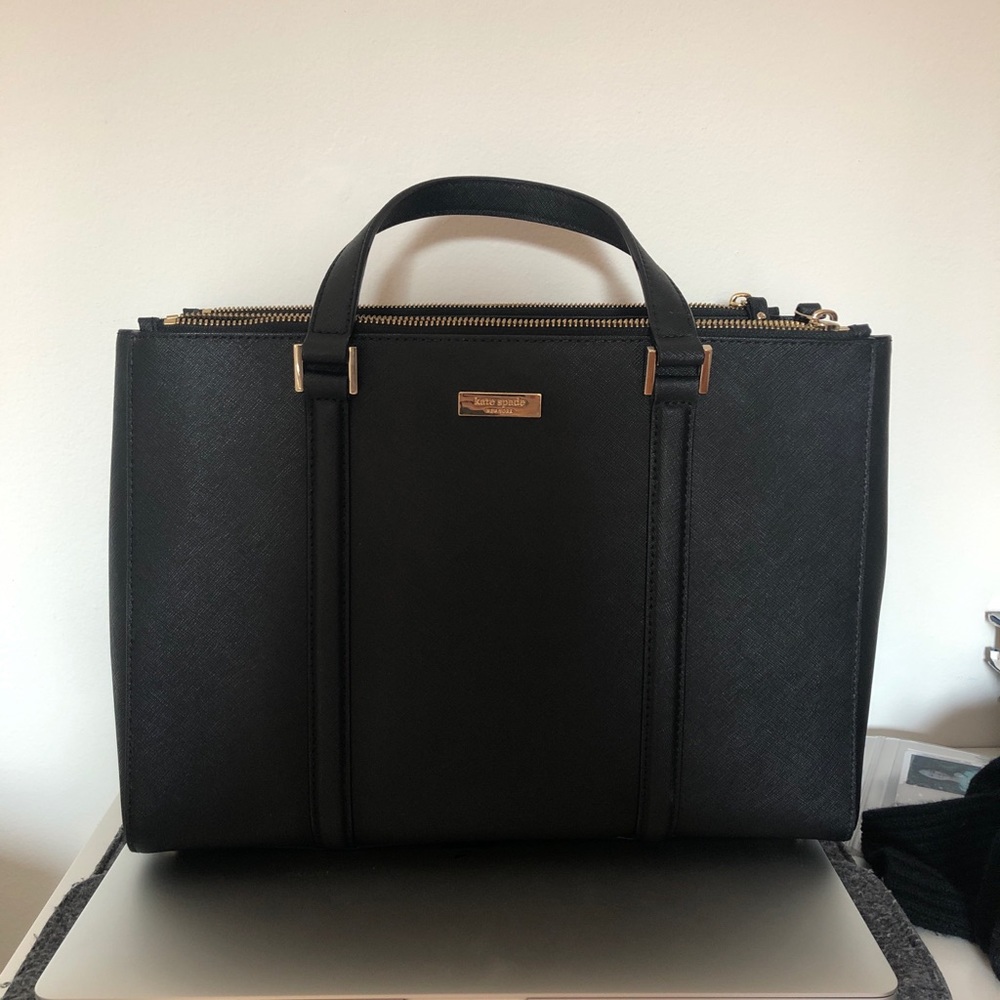 NWOT Kate Spade Black Cameron Leather Bag
